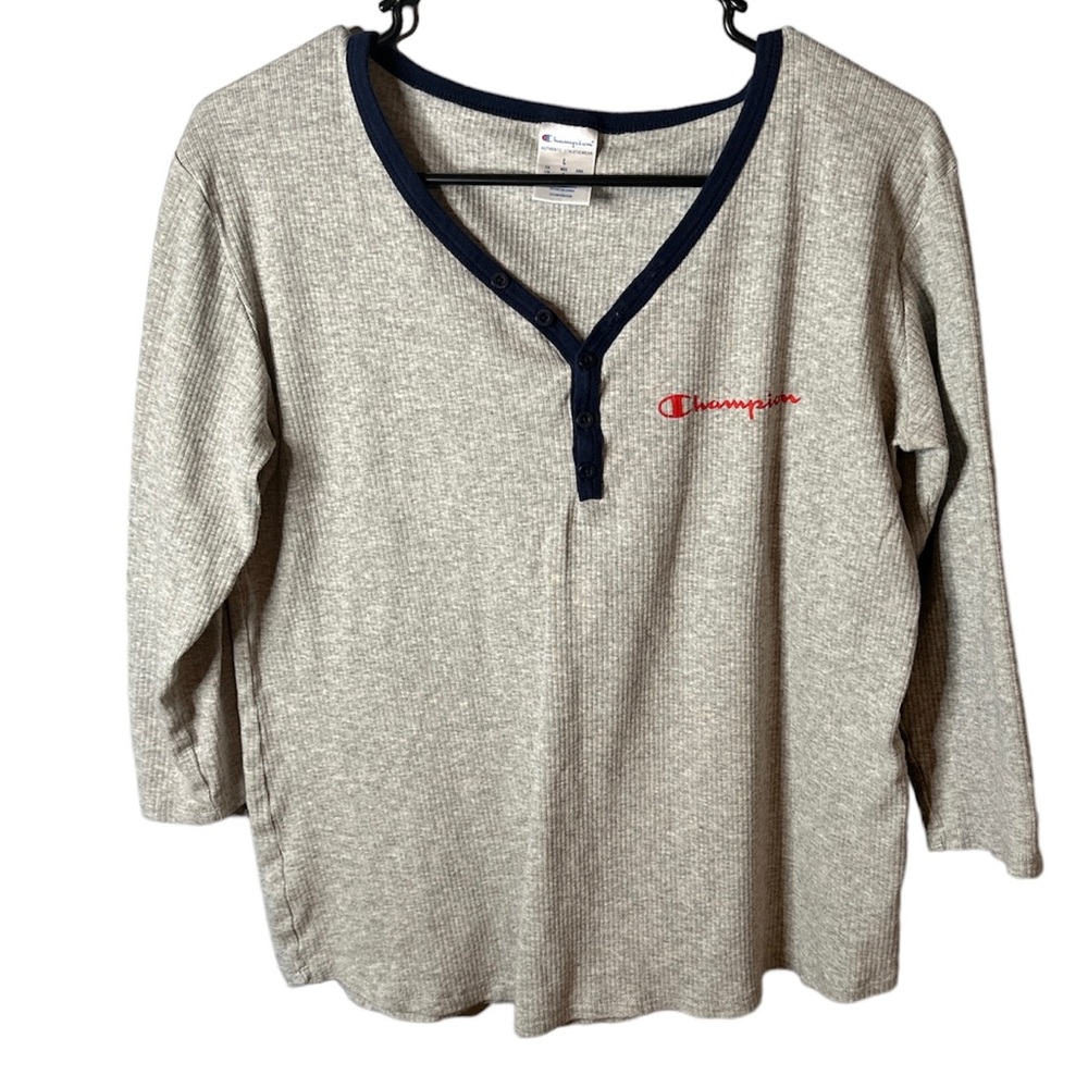 Champion sleep Henley top for women size L